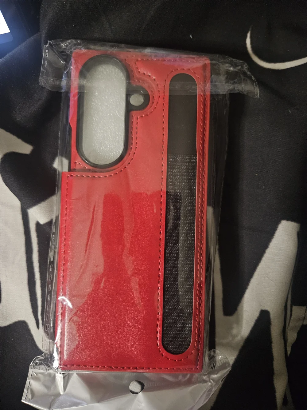 Red Wallet Folio Case with Pen Holder for Galaxy Z Fold